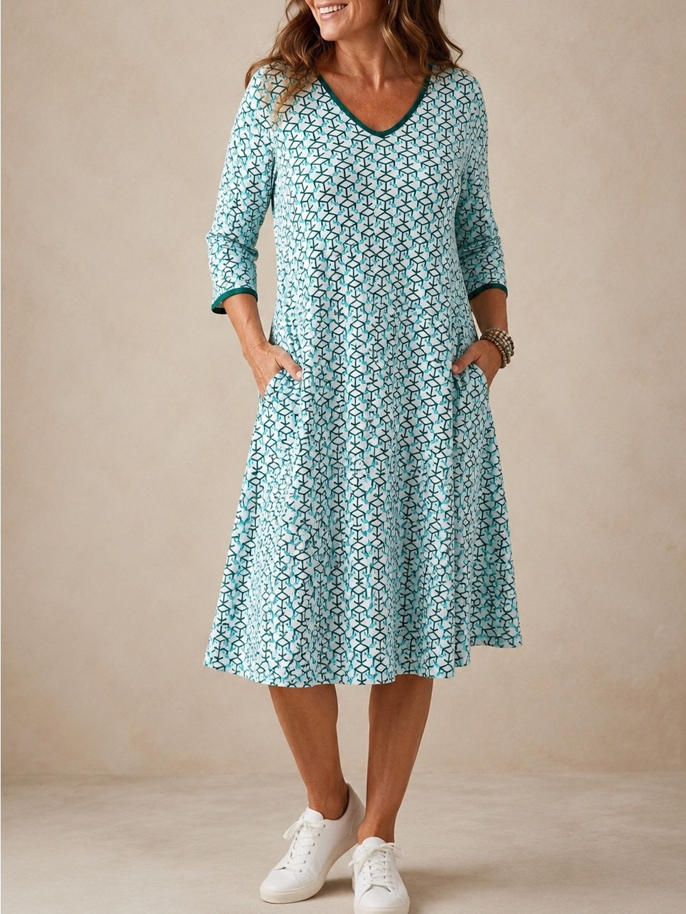 Svaha Rosalind Blockchain Cryptocurrency Organic Cotton Pocket Dress 3X STEM